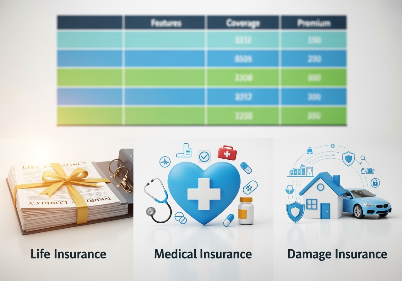 保険の種類一覧|生命保険・医療保険・損害保険の特徴と選び方